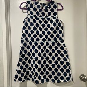 Uniqlo Blue and White polka dot dress. Size small.